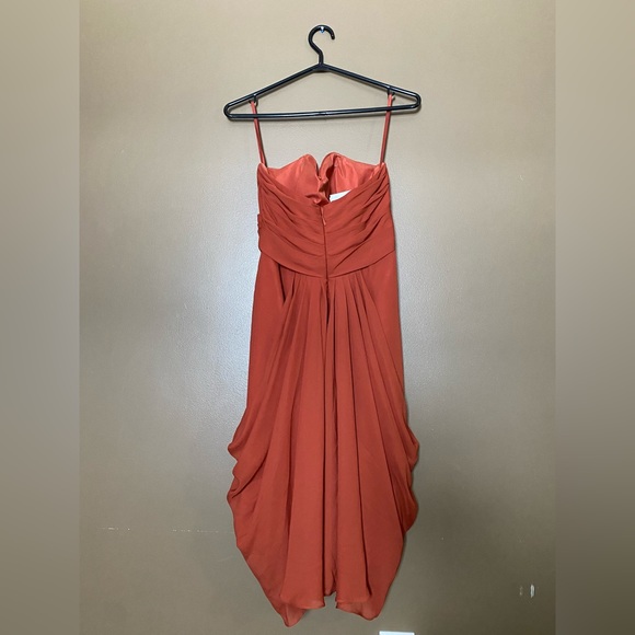 Rust colour bridesmaid dress - Picture 2 of 7